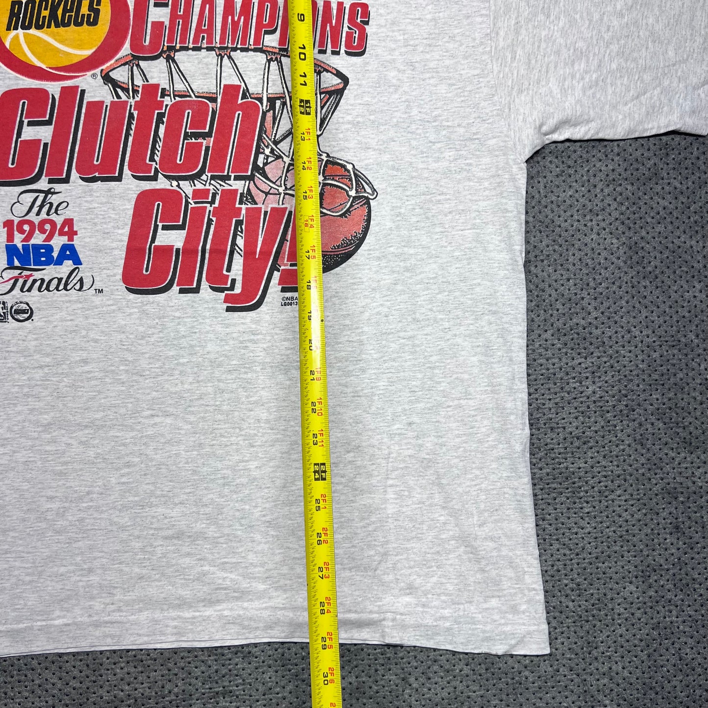Vintage 1994 Logo 7 Houston Rockets NBA World Champions Clutch City Tee XL