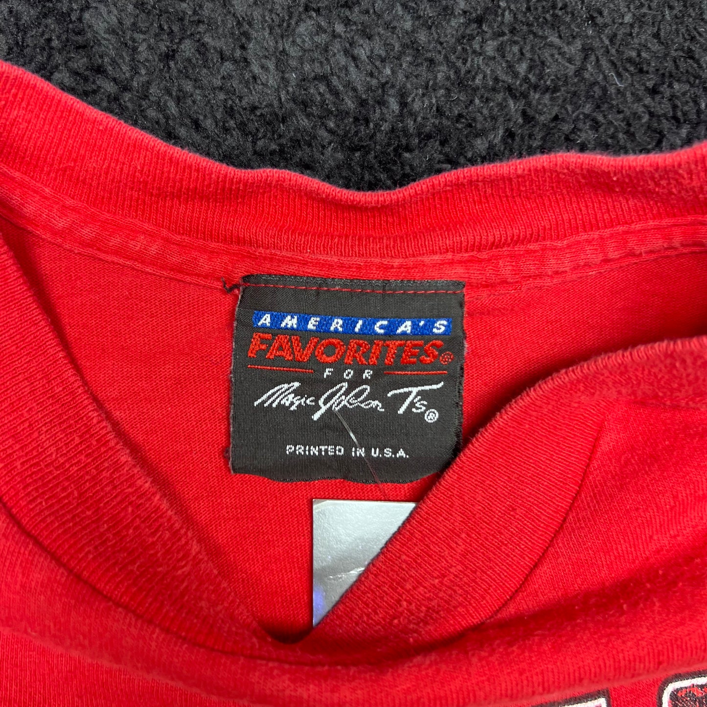 Vintage 1994 Magic Johnson Tag Kansas City Chiefs Cut-Off Tee L