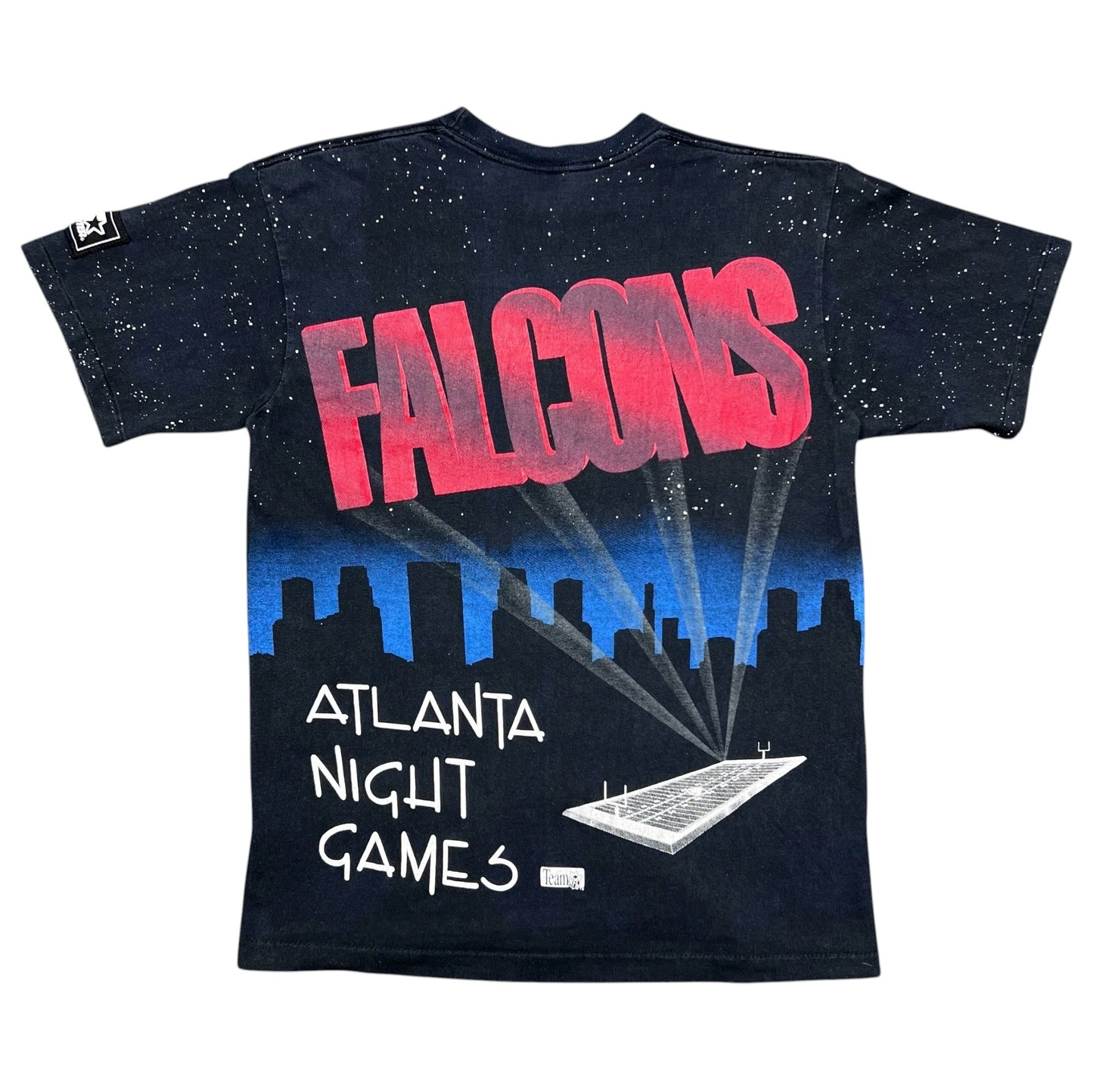 Vintage 90s Starter Atlanta Falcons Football Night Games Stadium Tee M