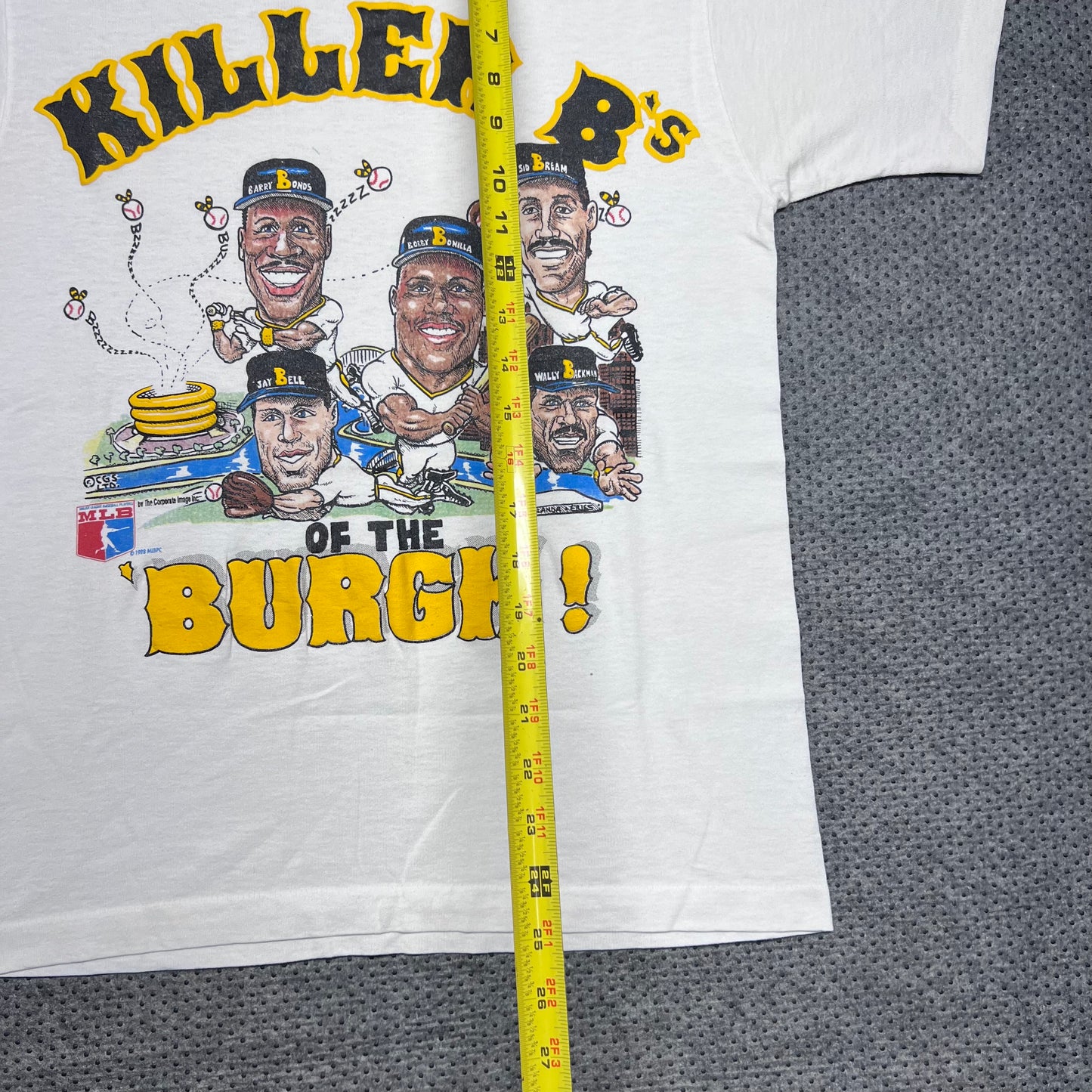 Vintage 1988 Pittsburgh Pirates “Killer B’s” Baseball Caricature Tee M
