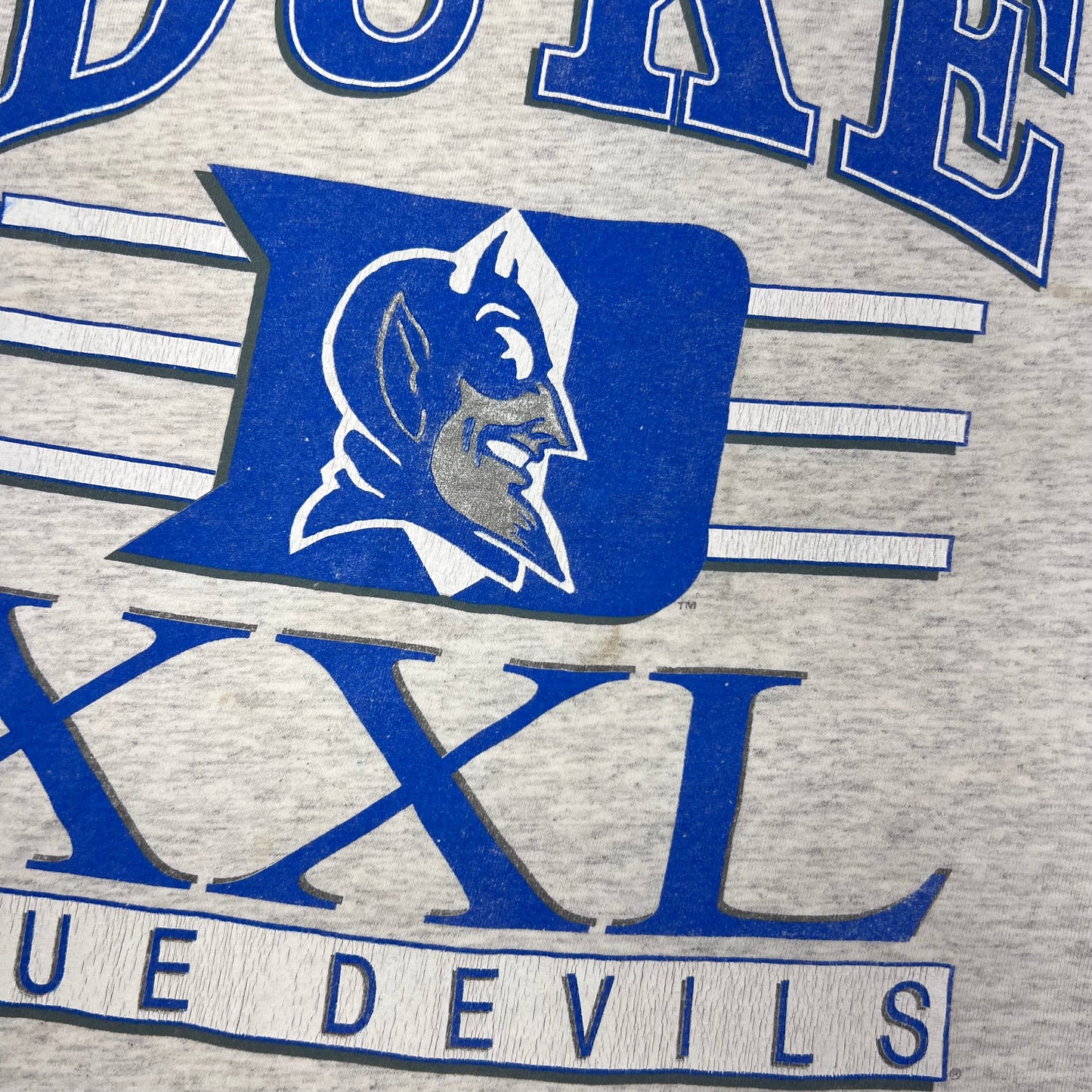 Vintage 90s Salem Sportswear Tag Duke University Blue Devils Tee XL