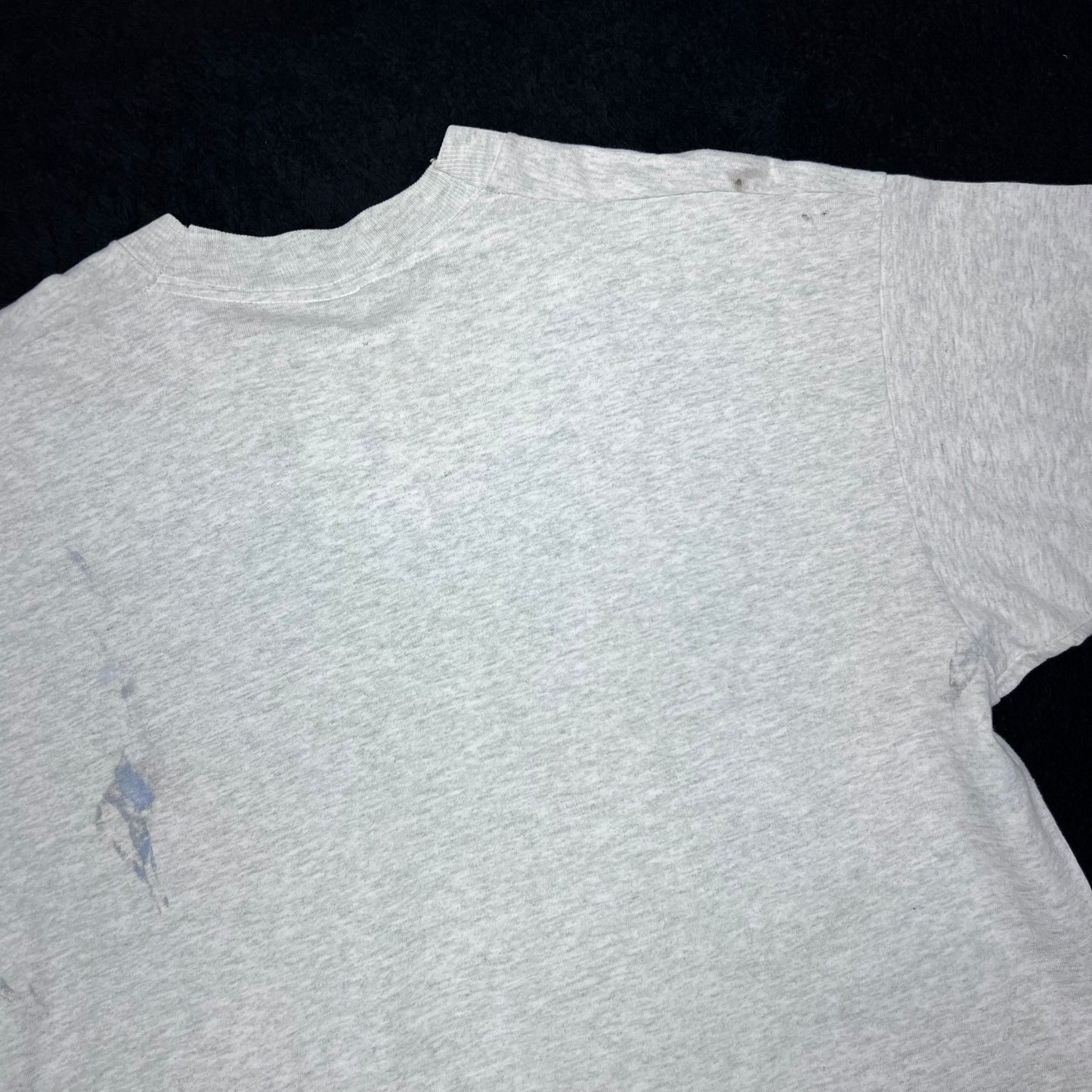Vintage 90s FOTL Tag Duke University Grey Flames Blue Devils Tee XL