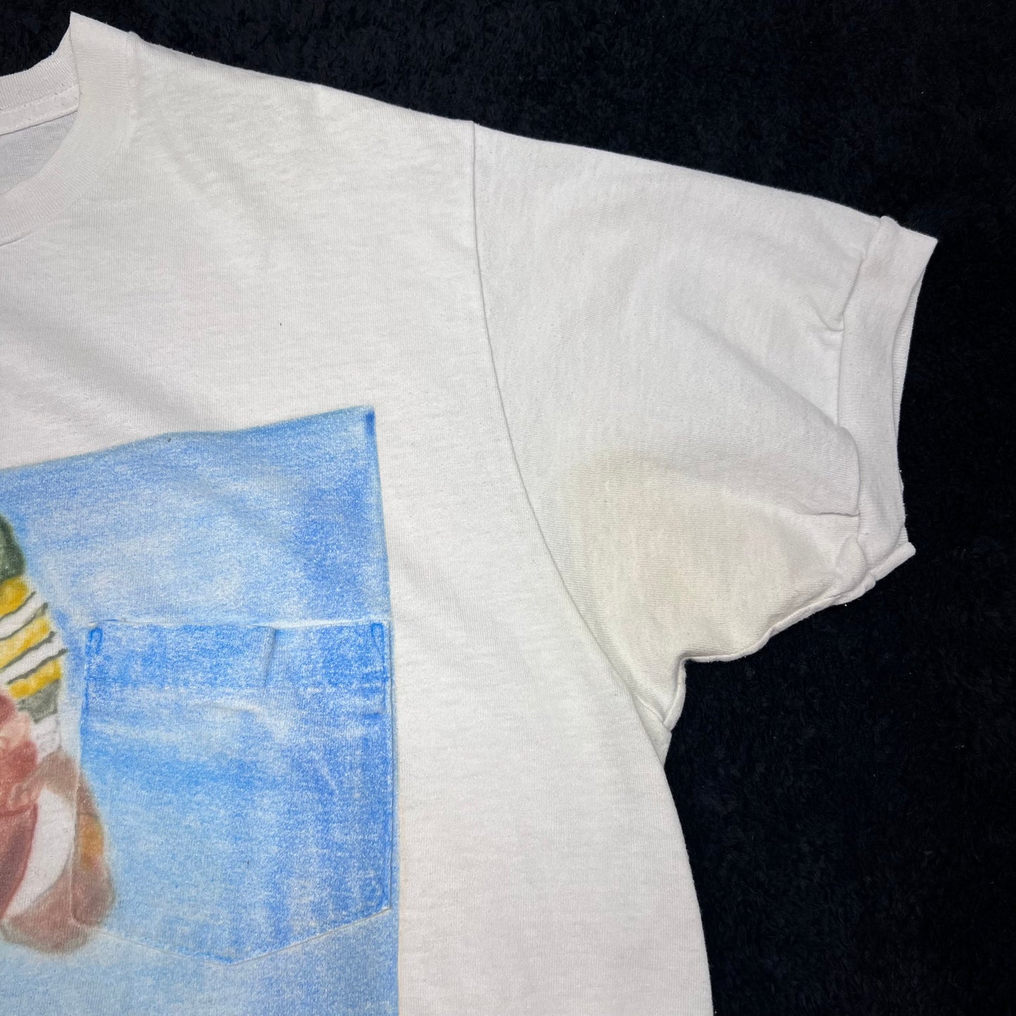 Vintage 90s NFL Green Bay Packers Brett Favre Custom Air Brush Pocket Tee XL