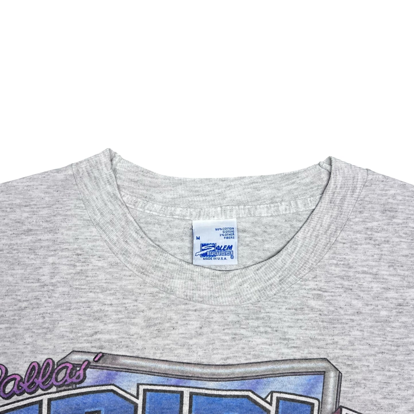 Vintage 90s Salem Dallas Mavericks “Triple J” Caricature Basketball Tee M