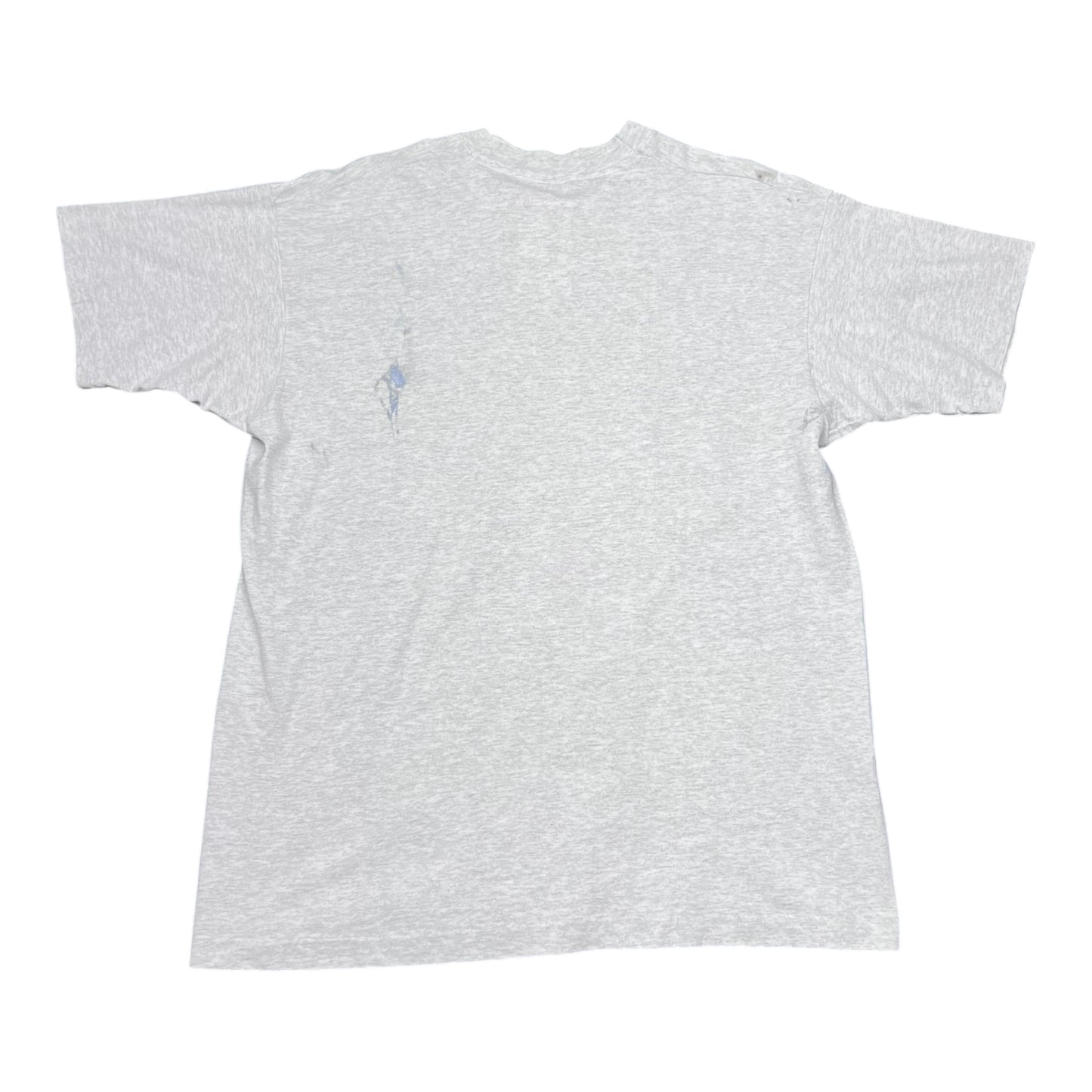 Vintage 90s FOTL Tag Duke University Grey Flames Blue Devils Tee XL