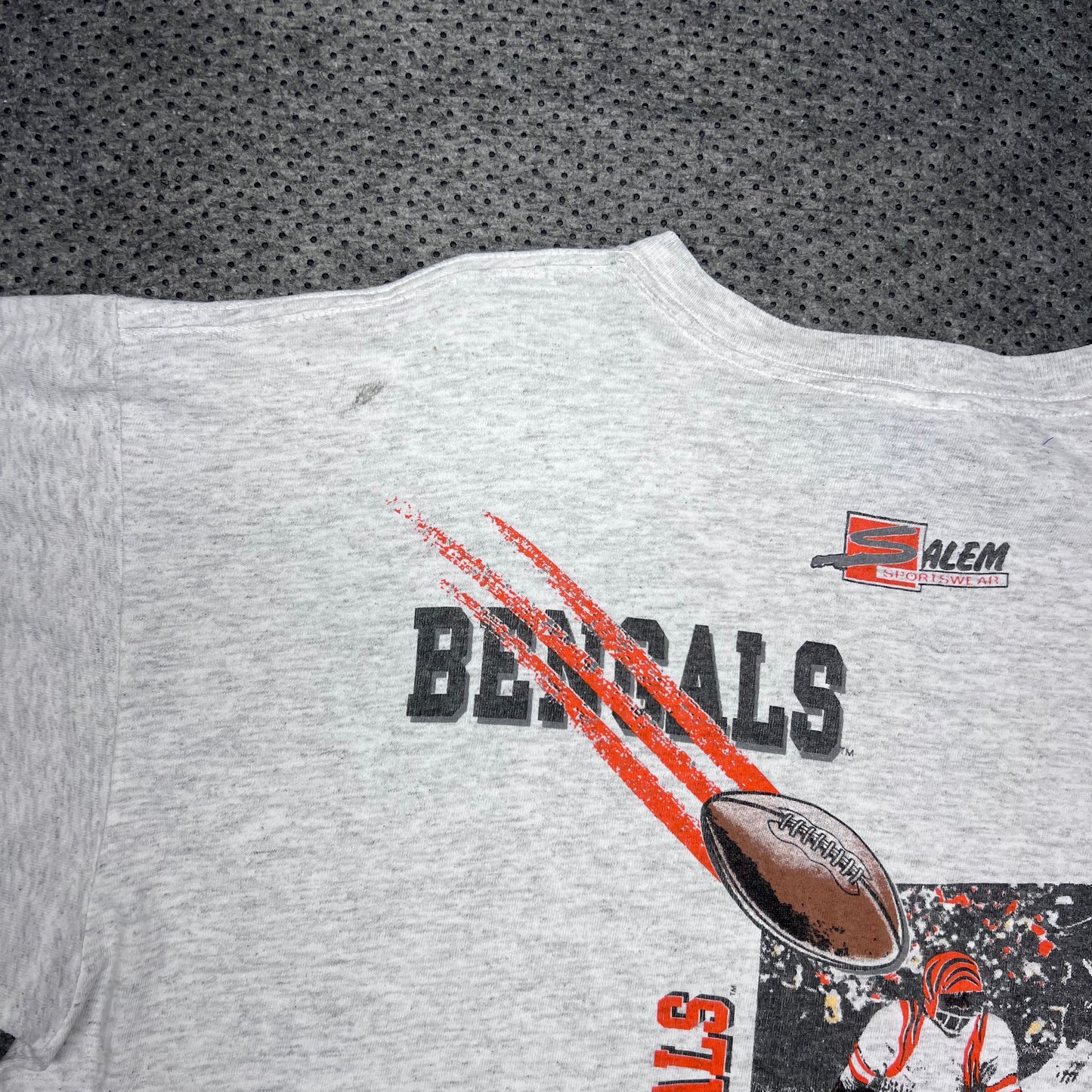 Vintage 1991 Salem Sportswear Cincinnati Bengals Aerial Assault Tee XXL
