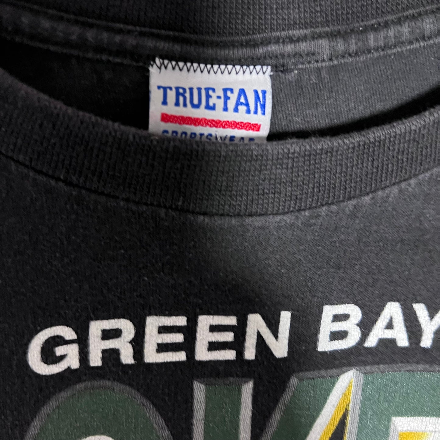 Vintage 90s True Fan NFL Green Bay Packers Football Helmet Stadium Tee M