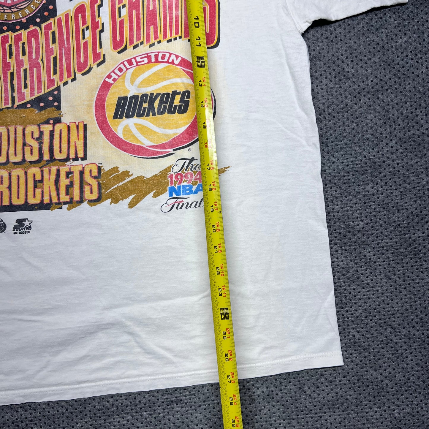 Vintage 1994 Starter Houston Rockets Western Conference Champions Tee L