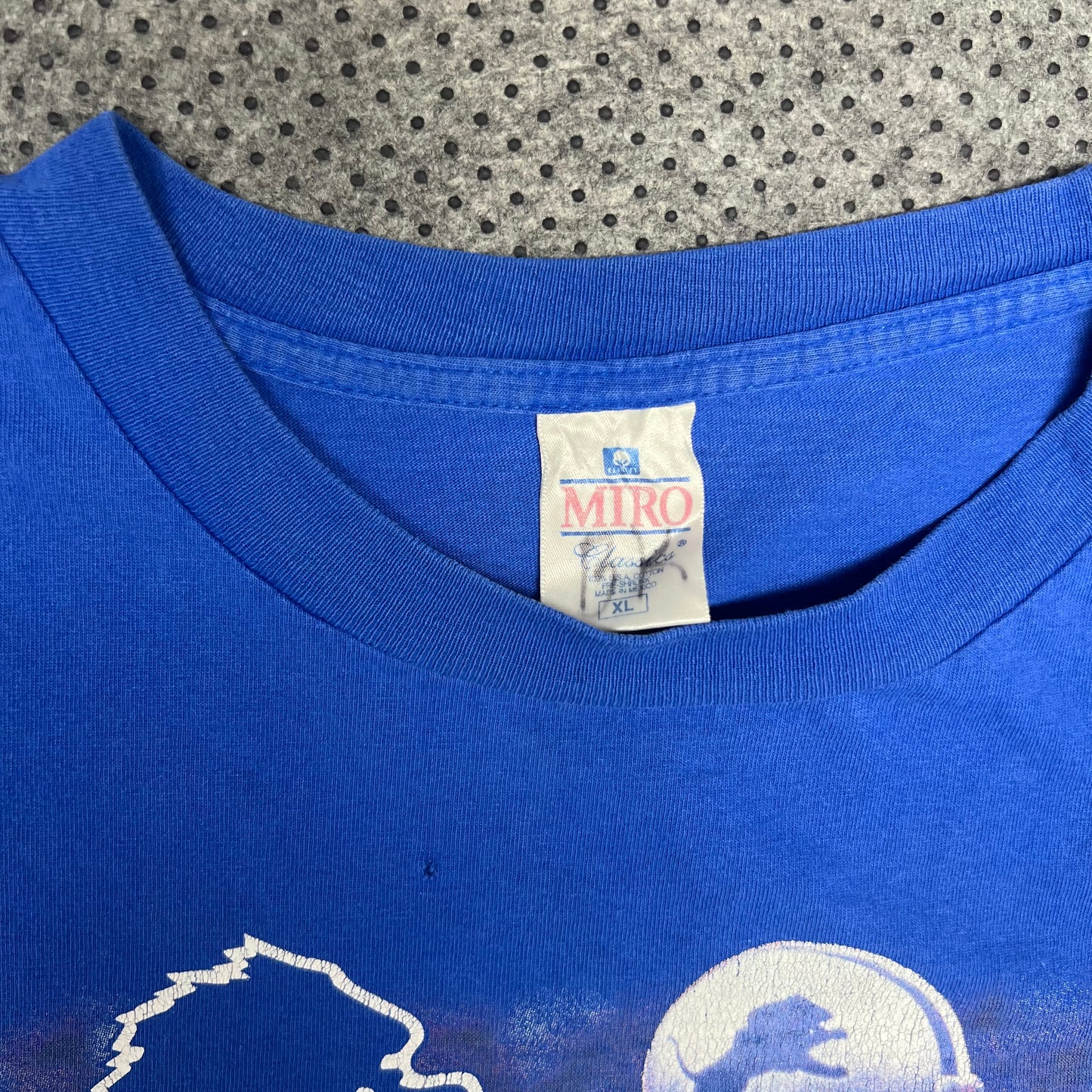 Vintage 1997 Miro Detroit Lions Barry Sanders Football Player Tee XL