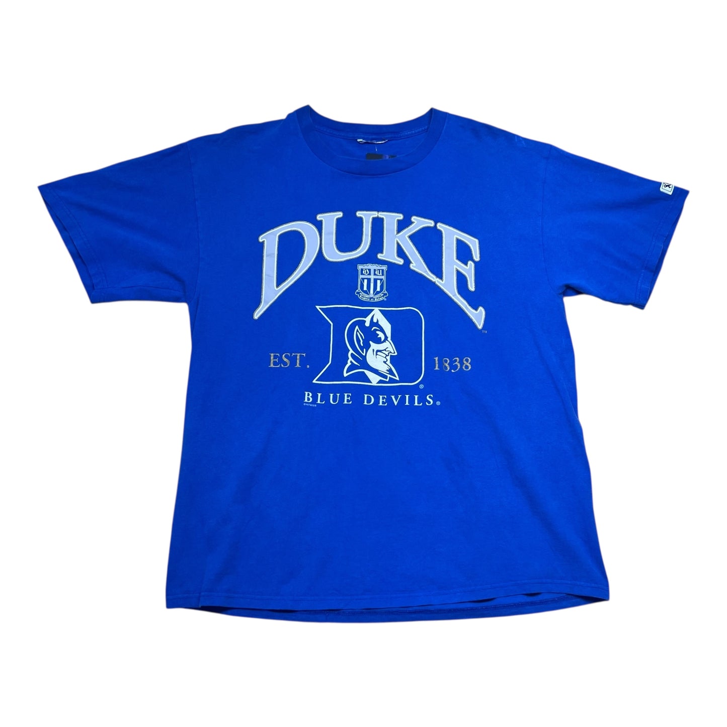 Vintage 00s Lee Sports Tag Duke University Blue Devils “EST 1883” Tee XL