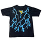 Vintage 90S West Virginia University Mountaineers American Thunder Lightning Tee L