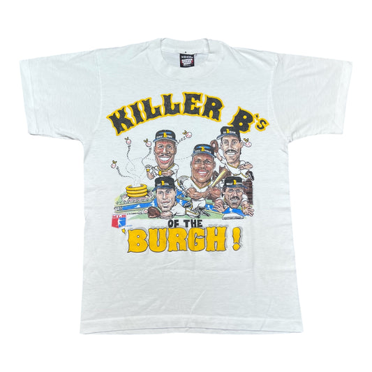 Vintage 1988 Pittsburgh Pirates “Killer B’s” Baseball Caricature Tee M