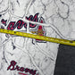 Vintage 90s Atlanta Braves Baseball Chop AOP Double Sided Tee L
