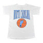 Vintage 90s North Carolina University Tar Heels Basketball Foot Print Tee M