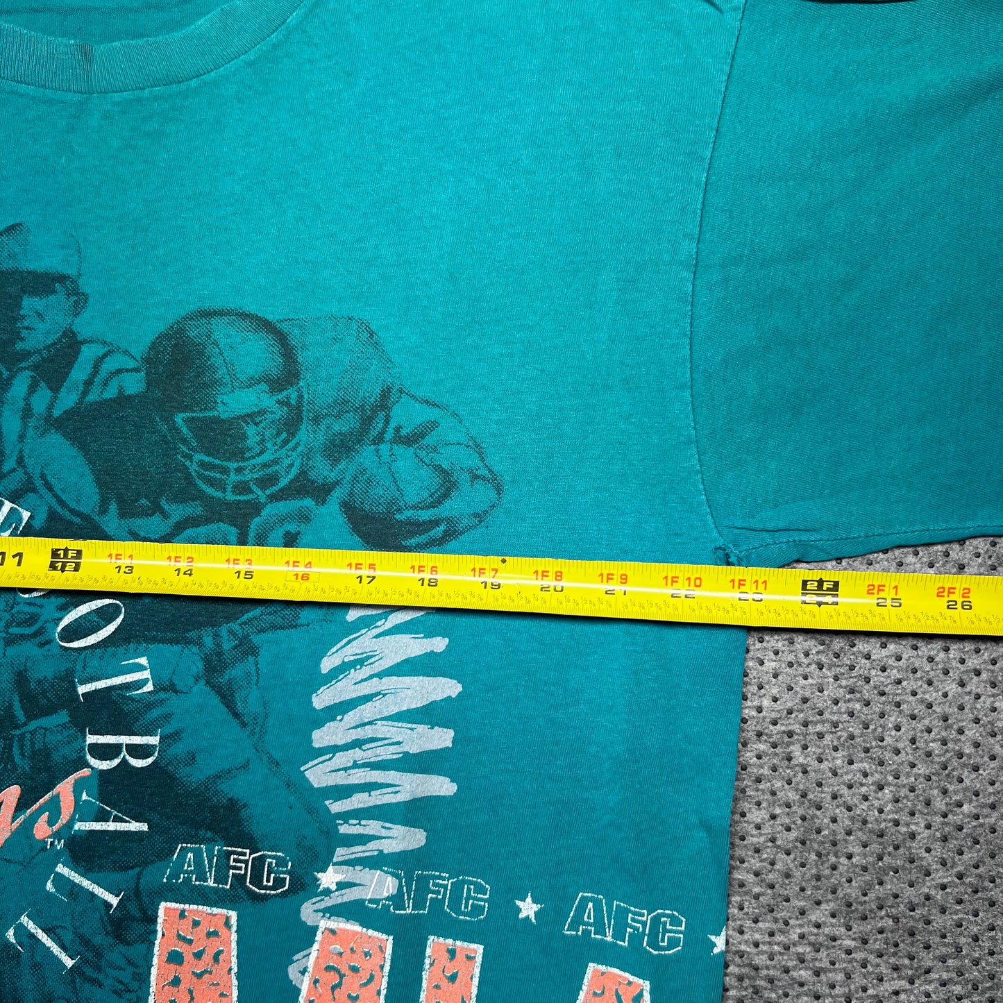 Vintage 90s Logo 7 Miami Dolphins Wraparound Tee XL