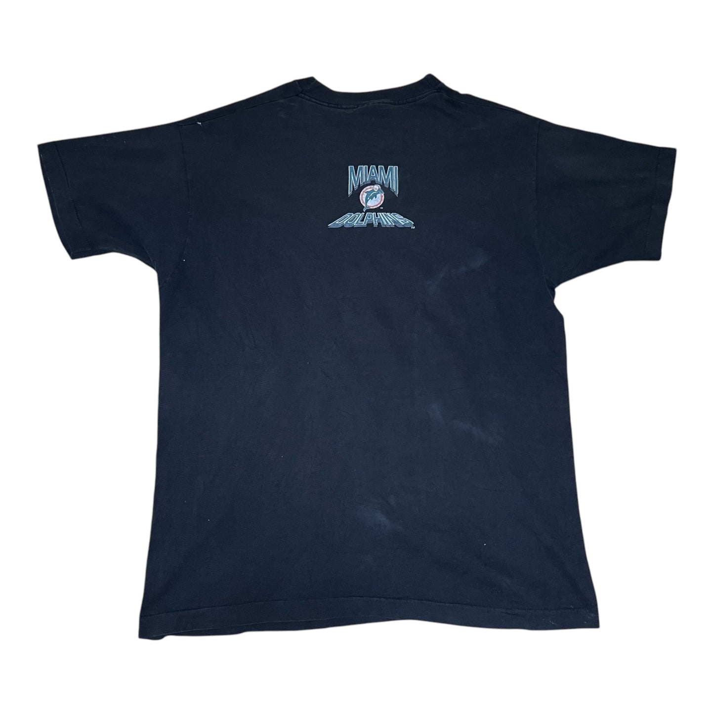 Vintage 1994 NFL Miami Dolphins “Riding The Storm” Tornado Lightning Tee XL