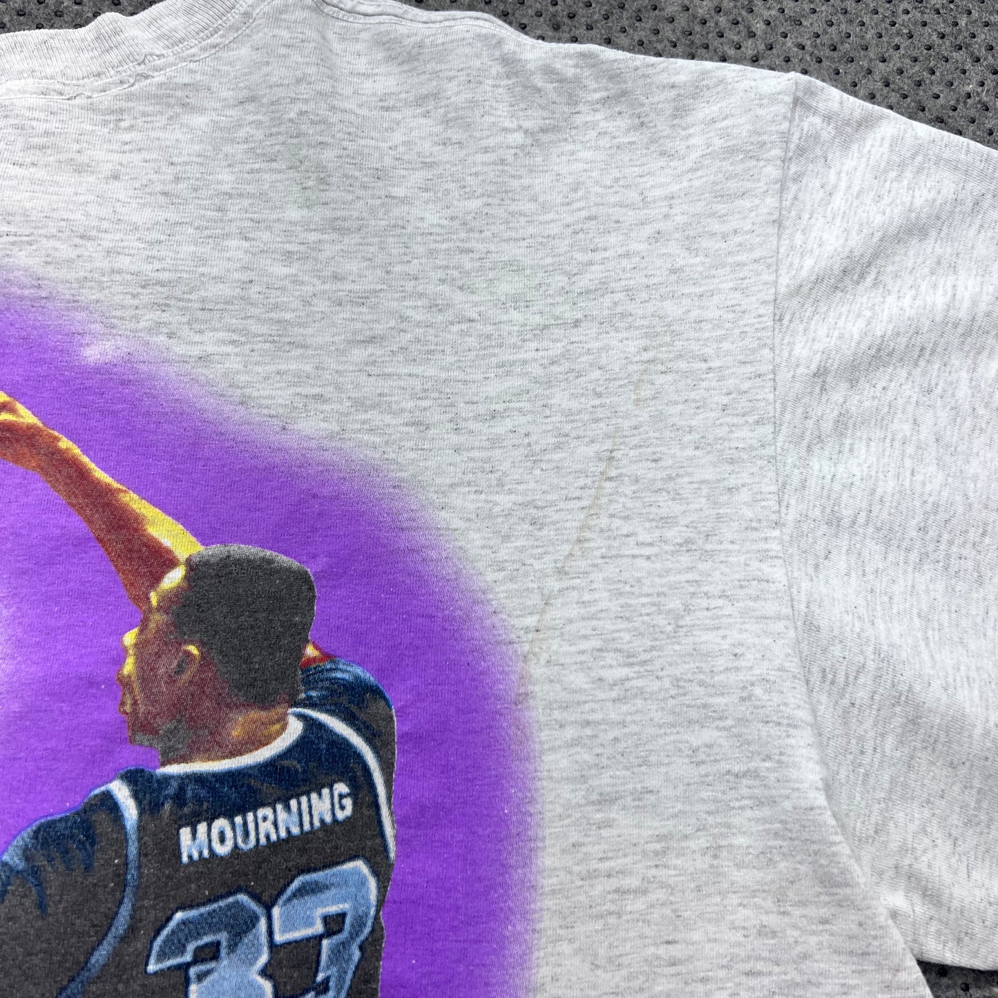 Vintage 90s Nike Alonzo Mourning Charlotte Hornets Double Sided Tee XXL