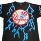 Vintage 1994 Salem Sportswear New York Yankees Baseball Lightning Tee XL
