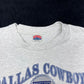 Vintage 90s Nutmeg NFL Dallas Cowboys Embroidered Football Tee XL