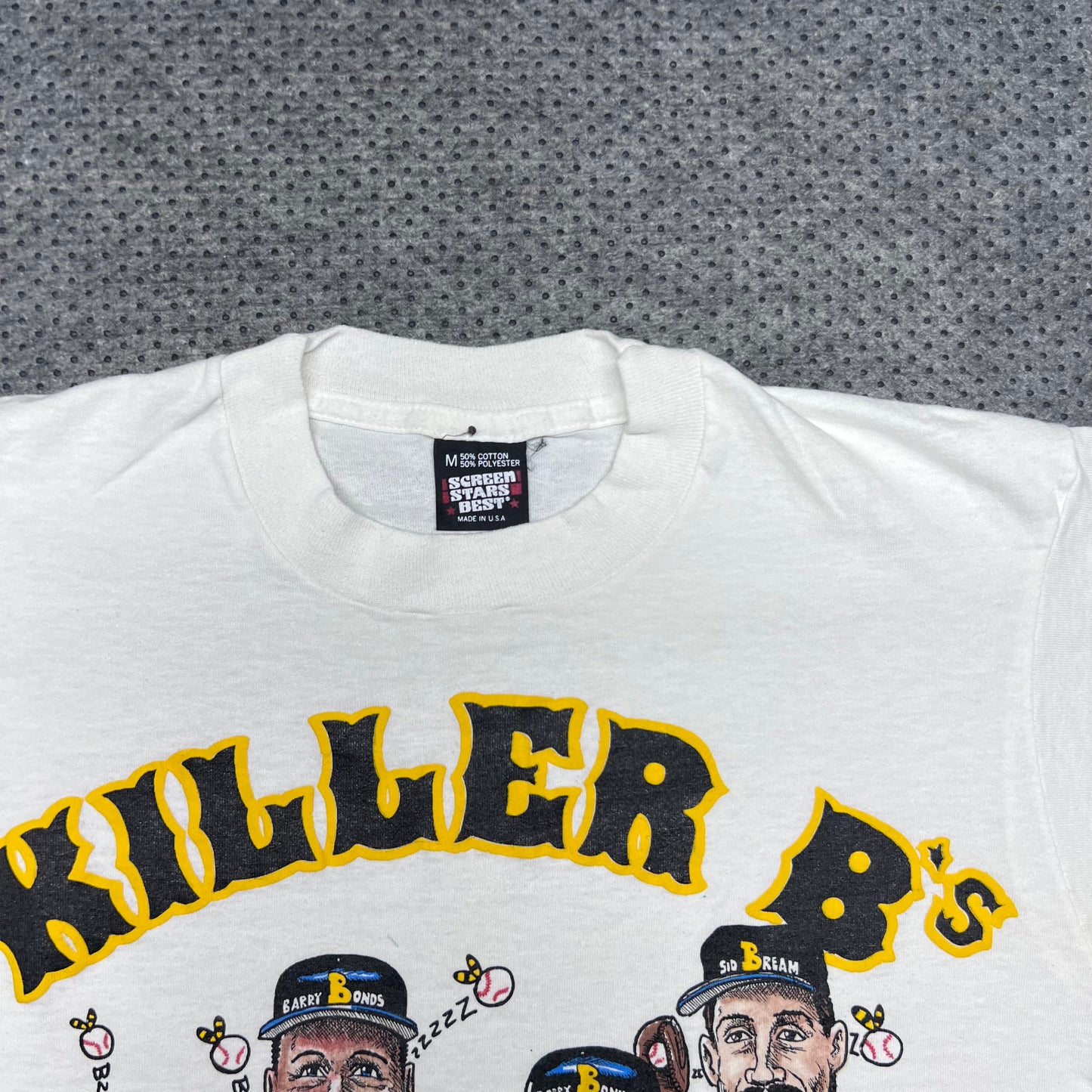 Vintage 1988 Pittsburgh Pirates “Killer B’s” Baseball Caricature Tee M