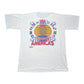 Vintage 1991 Salem USA Olympic Basketball Americas Team Caricature Tee L