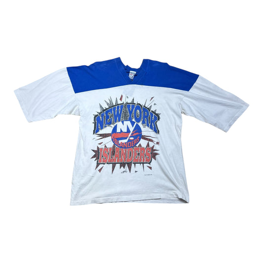 Vintage 1992 True Fan NHL New York Islanders Quarter Sleeve Tee M