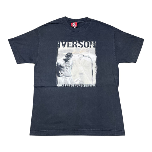 Vintage 00s Allen Iverson “Only The Strong Survive” Player Tee L