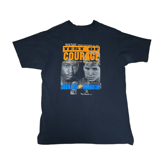 Vintage 1991 “Test Of Courage” Ray Mercer Vs Tommy Morrison Boxing Tee XL