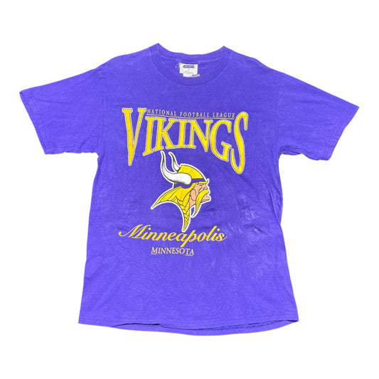 Vintage 00s CSA Tag NFL Minnesota Vikings center logo Tee L