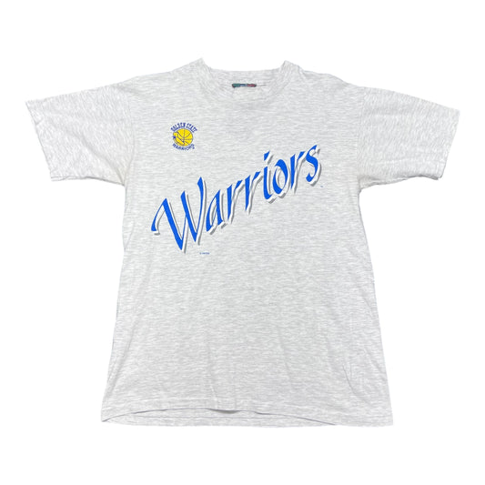 Vintage 90s NBA Golden State Warriors Basketball Embroidered Tee M
