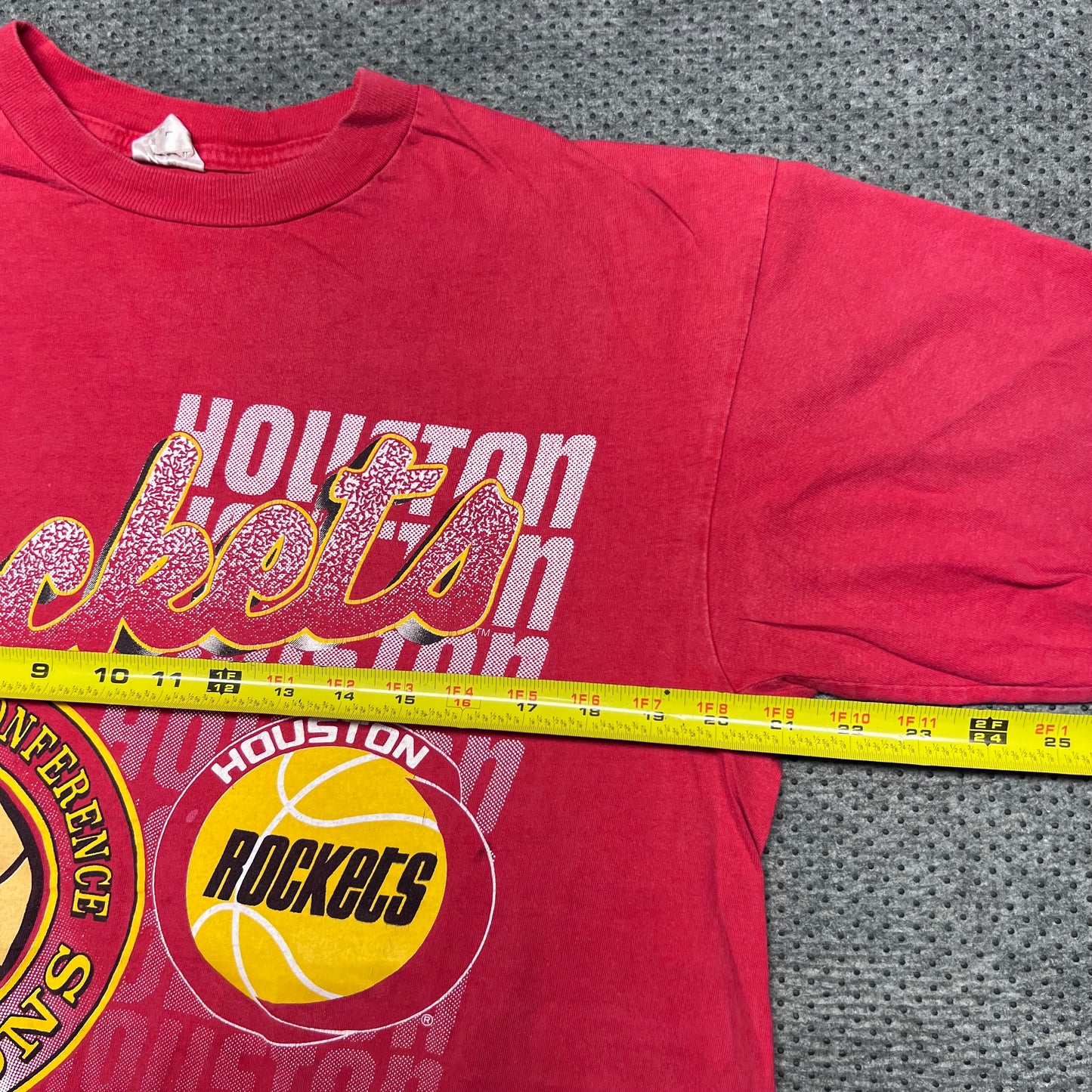 Vintage 1995 Huston Rockets Western Conference Champions Tee L