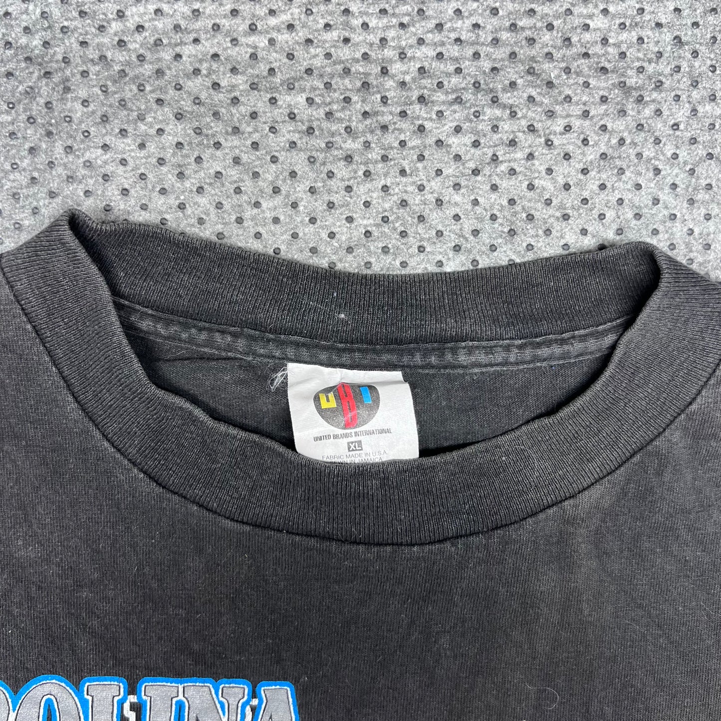 Vintage 1994 Carolina Panthers Flaming Football Meteor State Tee XL
