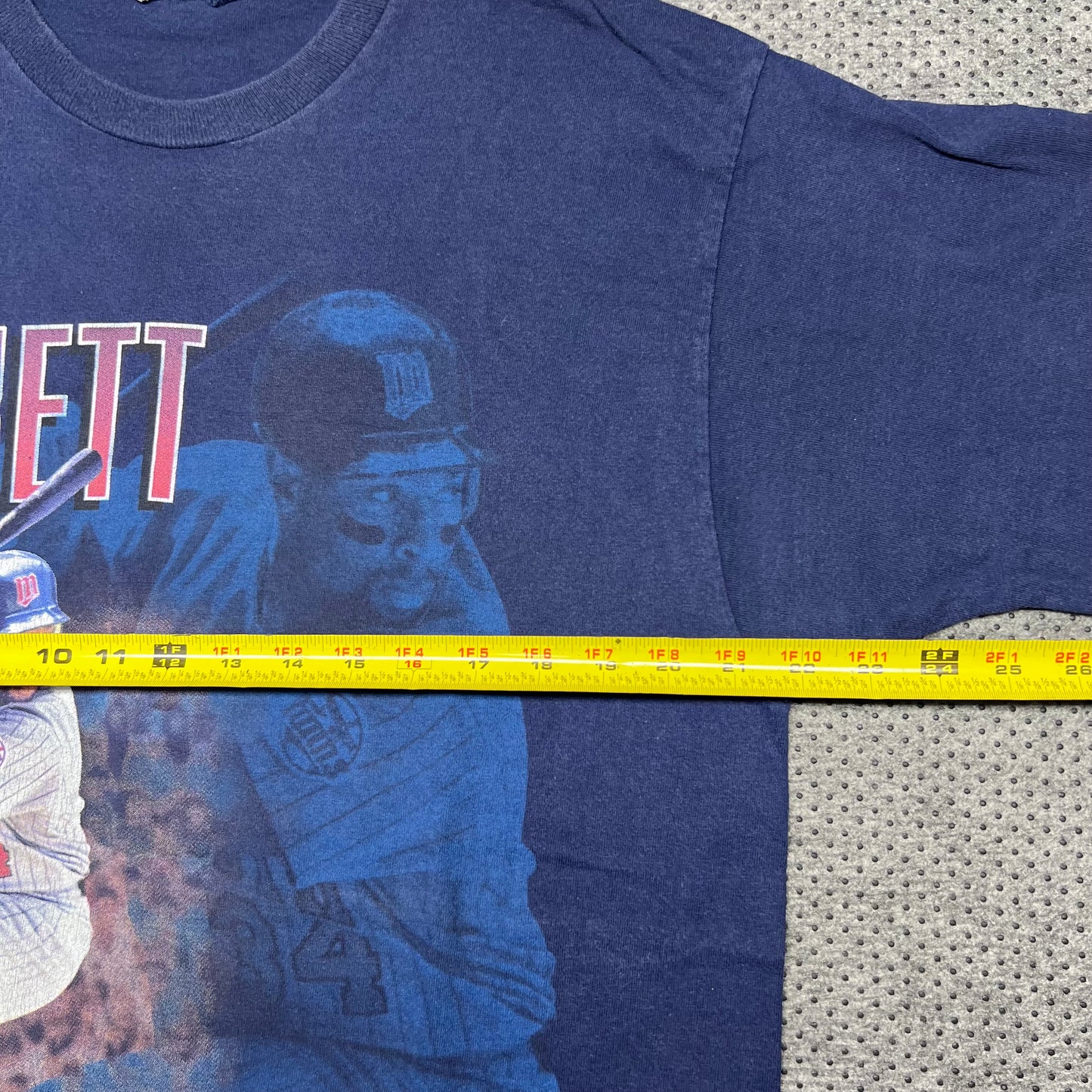 Vintage 1996 Pro Player Minnesota Twins Kirby Puckett Baseball Player Tee L