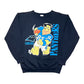 Vintage 1994 Carolina Panthers Fred Flintstone Double Sided Sweatshirt L