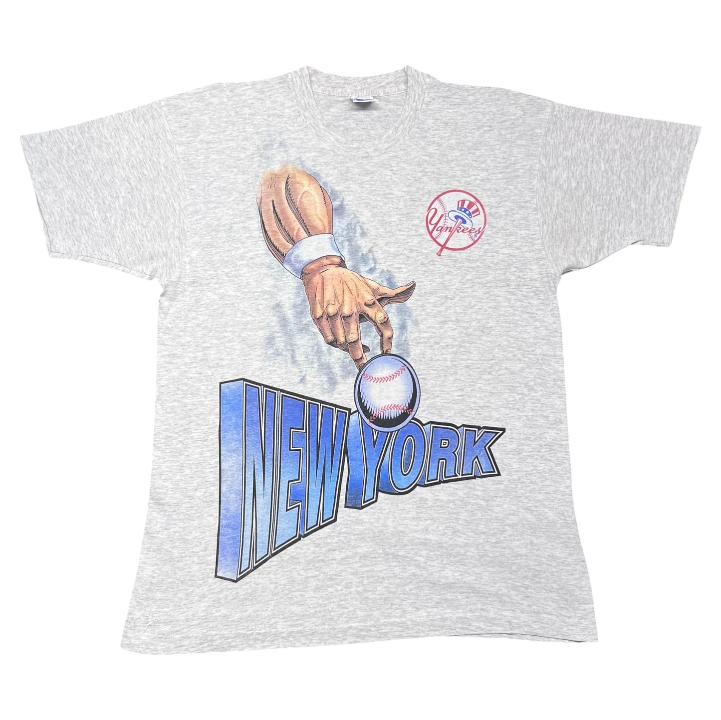 Vintage 1995 Salem Sportswear New York Yankees Breakthrough Tee L