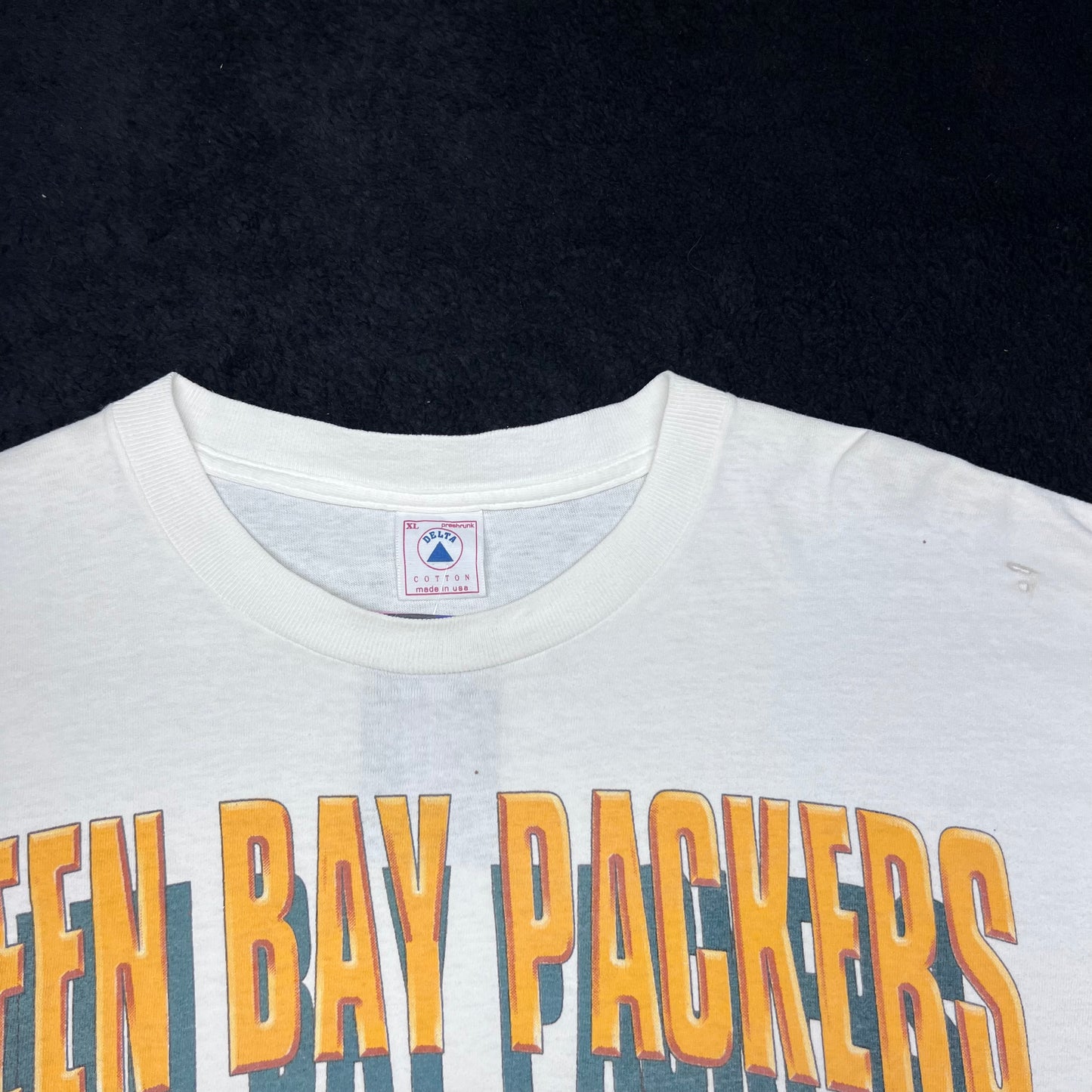 Vintage 1996 Delta Green Bay Packers “TITLETOWN, USA” Signatures Tee XL