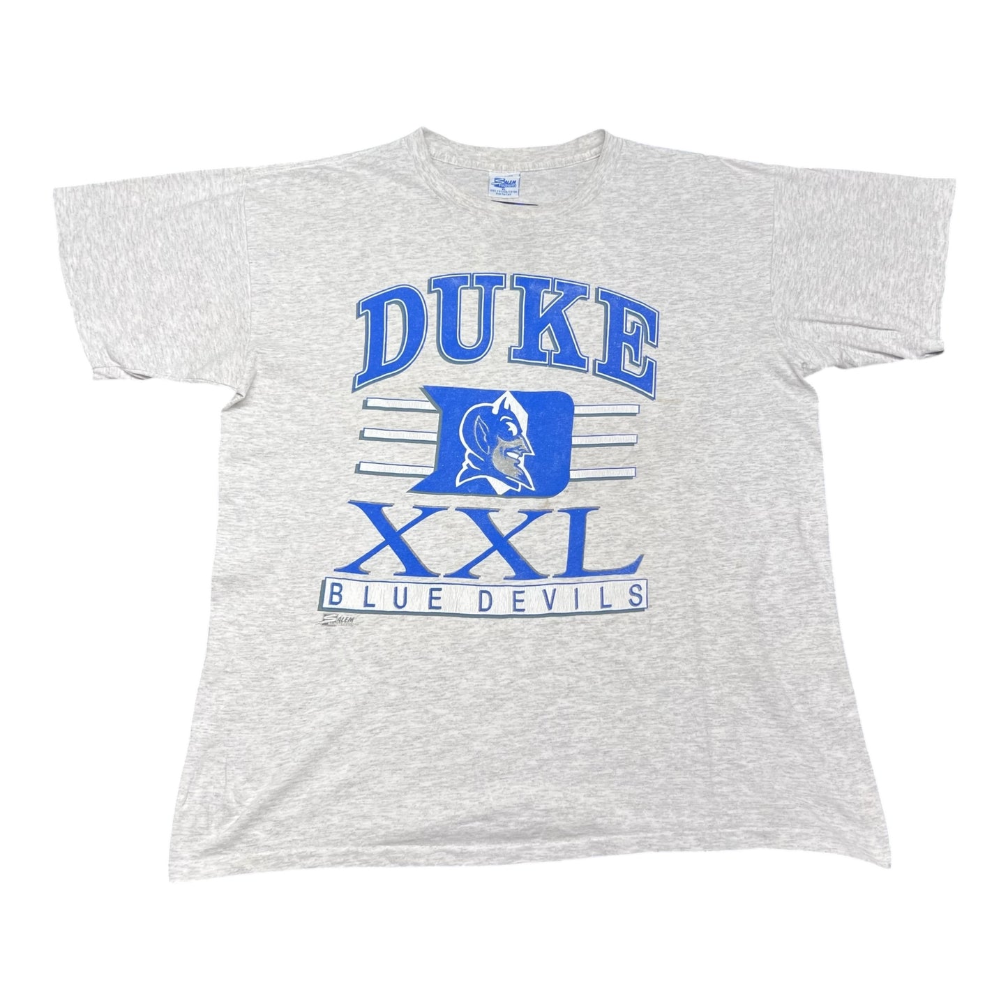 Vintage 90s Salem Sportswear Tag Duke University Blue Devils Tee XL