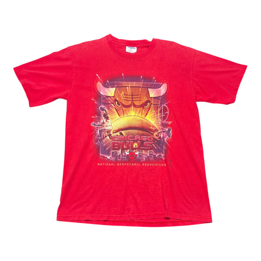 Vintage 00s CSA Chicago Bulls City Line NBA Tee XL