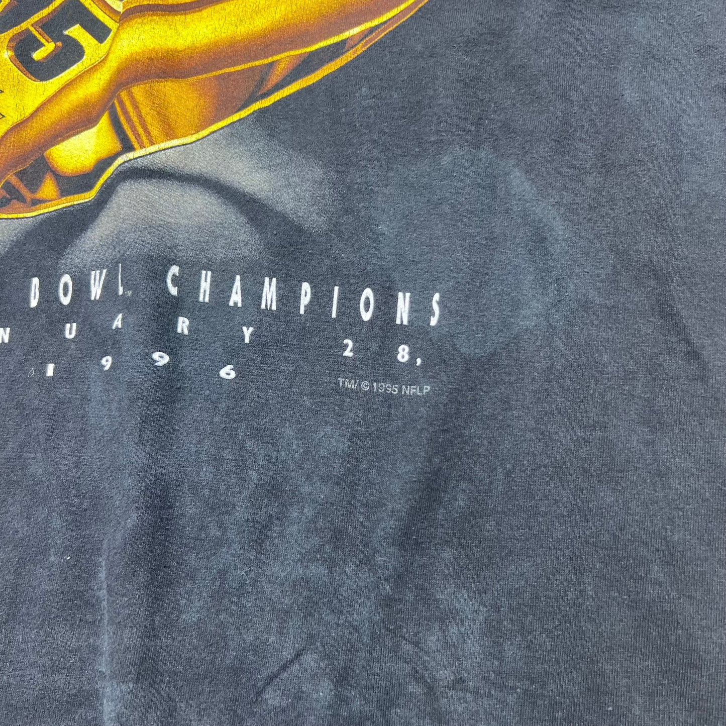 Vintage 1995 Salem NFL Super Bowl XXX Championship Ring Dallas Cowboys Tee L