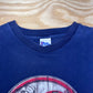 Vintage 1997 Pro Player Navy Blue MLB New York Yankees Wooden Baseball Tee XXL