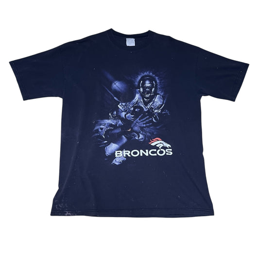 Vintage 00s NFL Denver Broncos Wide Receiver Football Player Tee XL