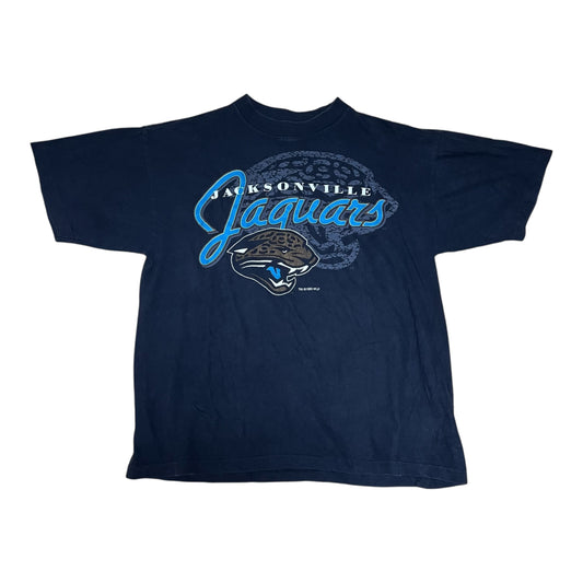 Vintage 1995 True Fan Tag NFL Jacksonville Jaguars Logo Tee L