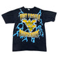 Vintage 90S West Virginia University Mountaineers American Thunder Lightning Tee L