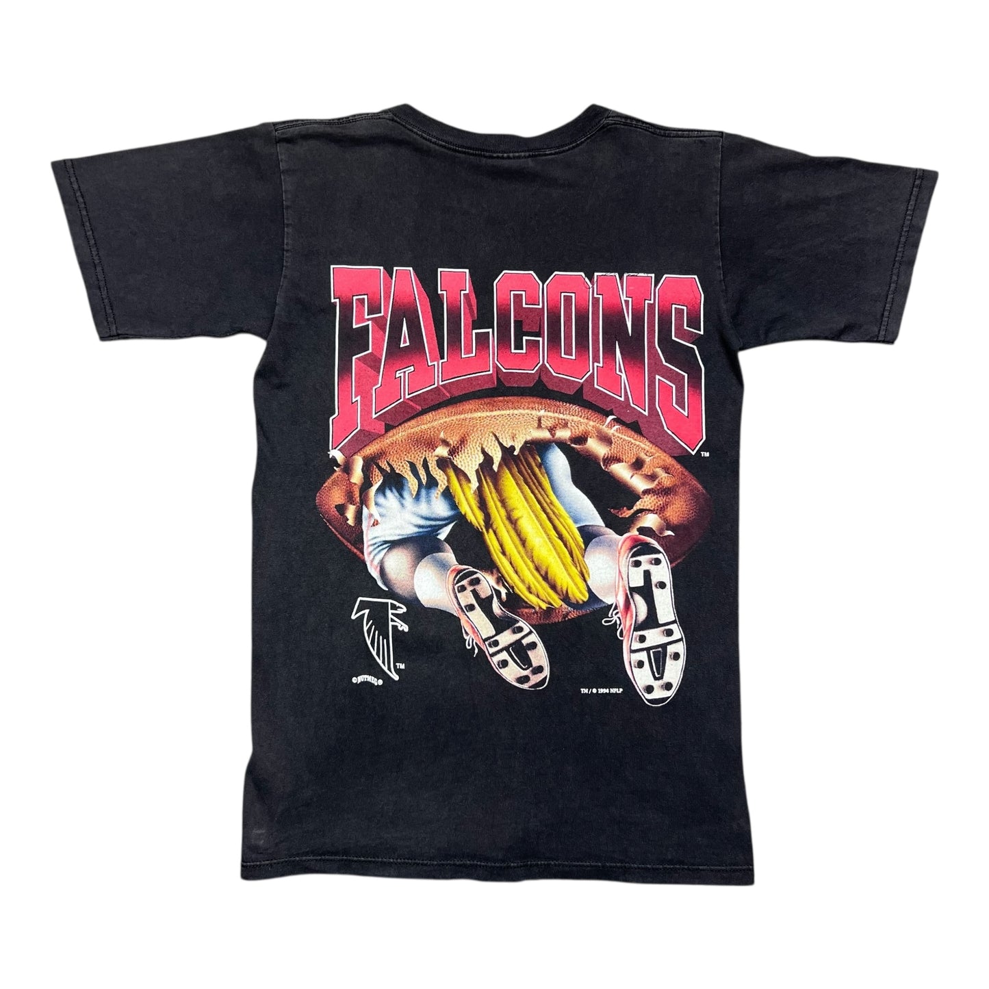 Vintage 1994 Nutmeg Atlanta Falcons Football Mascot Realism Breakthrough Tee M