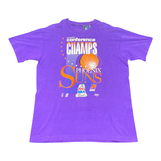 Vintage 1993 Salem NBA Finals Champions Phoenix Suns Tee XL