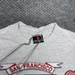 Vintage 1991 San Francisco 49ers Football Airplane Bomb Squad Tee L