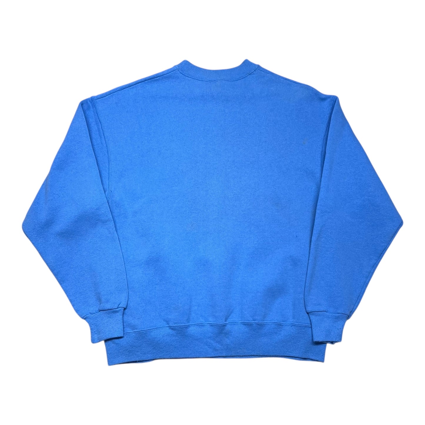 Vintage 90s Hanes North Carolina Tar Heels Scribble Art Light Blue Sweatshirt L