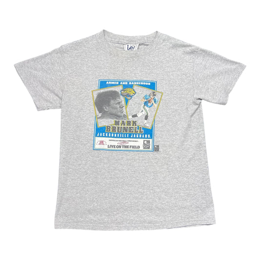 Vintage 1996 Lee Sport NFL Jacksonville Jaguars Mark Brunell Player Tee L