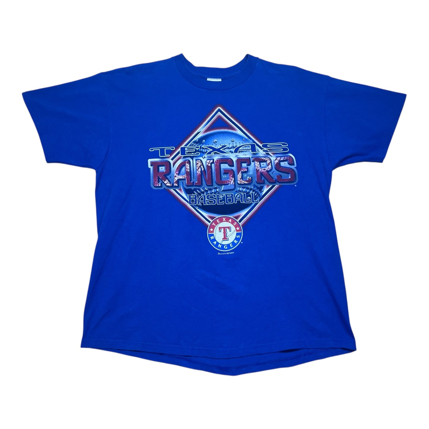 Vintage 2003 MLB Texas Rangers Baseball Tee XL