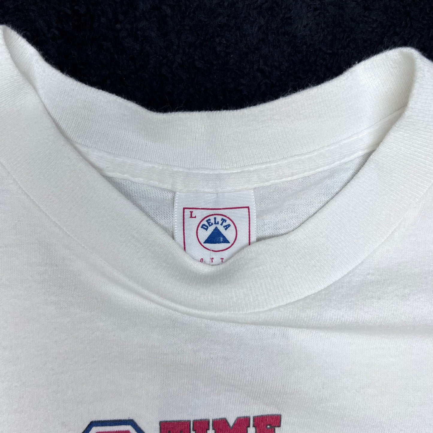Vintage 1993 Delta Tag MLB 3 Time Champions Atlanta Braves Tee L